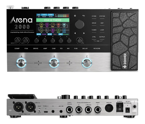 Pedalera Multiefectos Digital Arena 2000 Donner