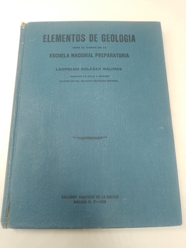 Elementos De Geología Leopoldo Salazar 