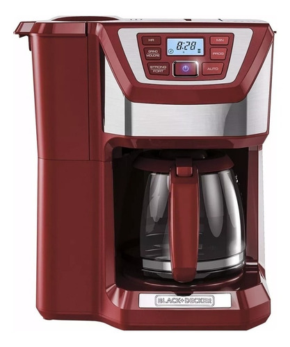 Cafetera Black+Decker Mill & Brew CM5000 super automática red de goteo 120V