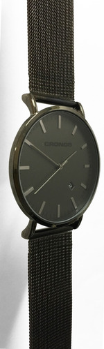 Imagen 6 de 9 de Reloj Cronos Tempus Fecha Acero Inox Ultra Fino Resist Agua