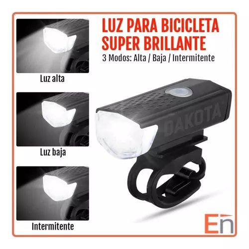 KIT DE LUCES PARA BICI DELANTERA Y TRASERA