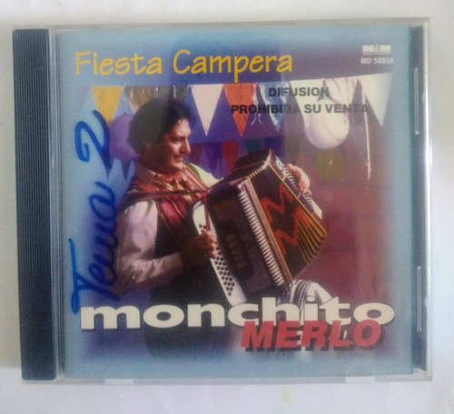 Monchito Merlo Fiesta Campera Cd Original  