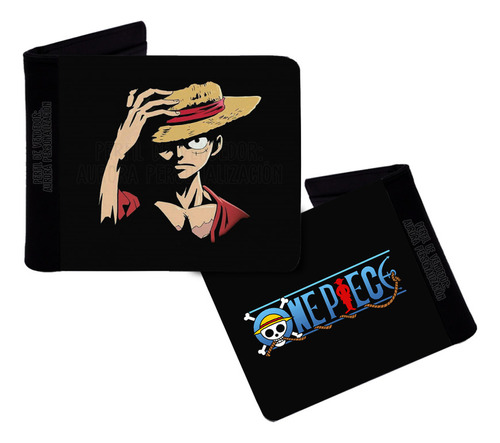 Billetera Cuero Sintetico One Piece Anime Tarjetero 08