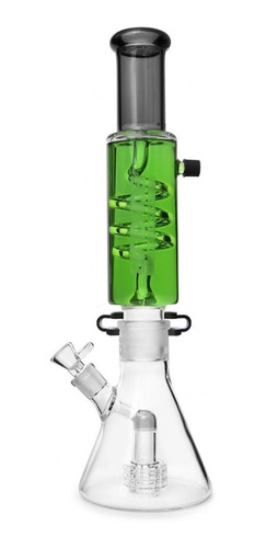 Bong Pyrex Glicerina Bonglab Green Avalanche 50cm