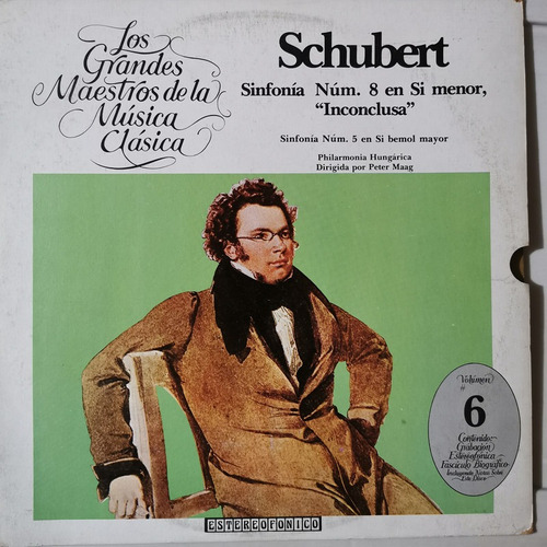 Disco Lp: Schubert- Sinfonia 6 Si Menor