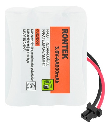 Bateria Nicd P/telefone S/fio 3,6v 600mah 3xaa C.universal