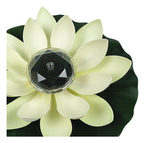 Lámpara Led Flotante De Loto, Luz Solar Led Flotante De