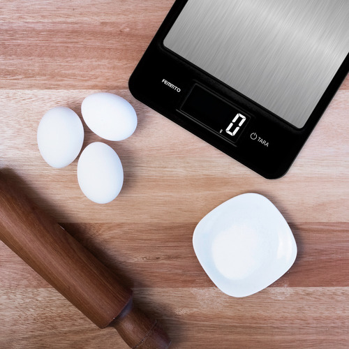 Imagen 7 de 8 de Balanza Cocina Digital Femmto C03 Para Pesar Alimentos