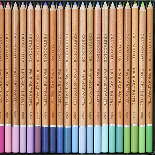 Imagen 6 de 6 de Estuche 72 Lapices Pastel Cretacolor Caja Metalica Artel