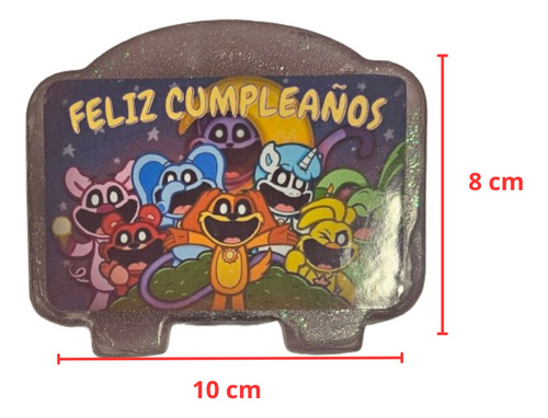 Vela Cumpleaños Smiling Critters Doble Cara Cotillón