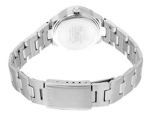 Reloj Casio Ltp-1241d Dama Correa Acero Inox Wr Color Del Fondo Blanco