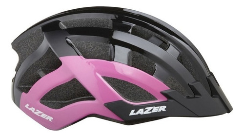 Casco Lazer Petit Dlx Black Pink + Led Light (50-56) Color Negro-rosa Talla Única (50-56)