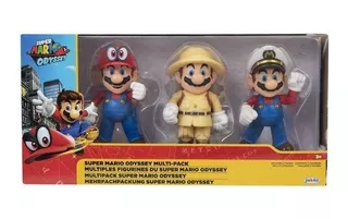 Figuras Super Mario Odyssey Multipack 10cm - Mario Bros