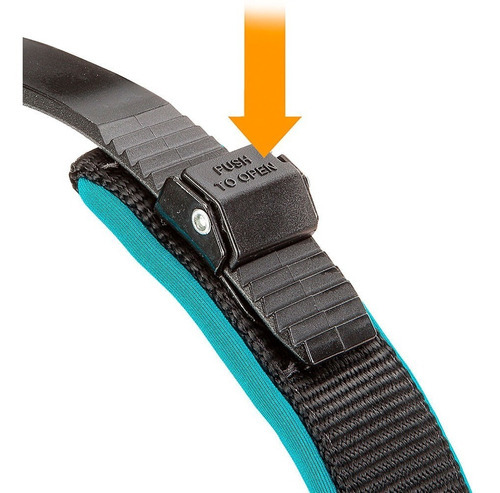 Collar Acolchado Microrregulación Ferplast Ergofluo C25/51 Color Azul