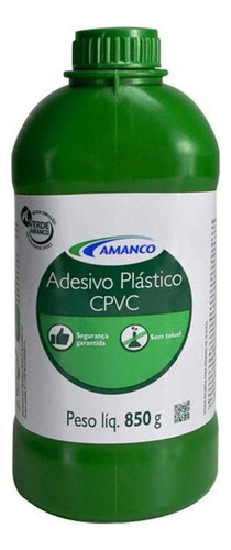 Adesivo Plast Cpvc Frasco 850g Amanco