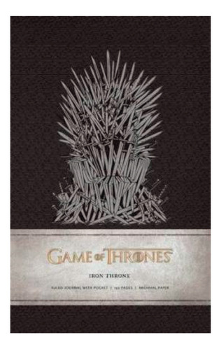 Game Of Thrones Libreta Iron Throne Mediana Tapa Dura