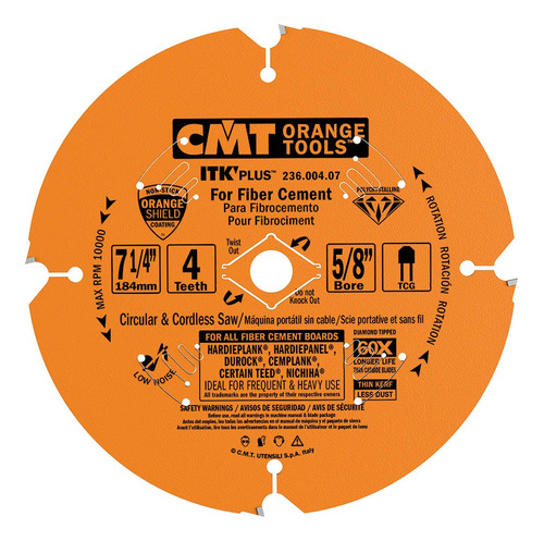 Cmt 236.004.07 Itk Plus Hoja De Sierra De Diamante Para Prod