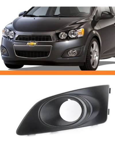 Moldura Milha Chevrolet Sonic Esquerdo Novo