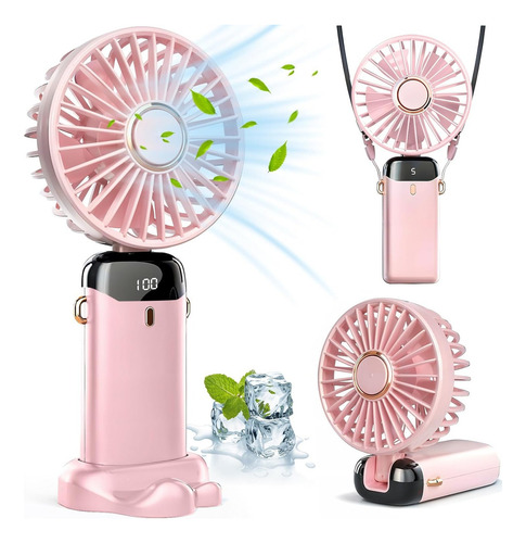 Mini Ventilador/fan Portátil Usb Recargable 5 Velocidad