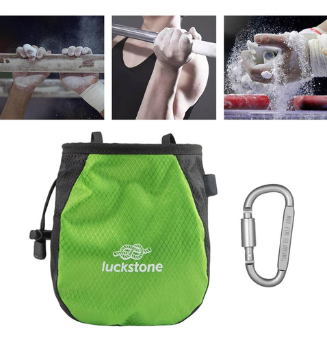 Bolsa De Tiza Con Correa De Cintura Ajustable, Verde