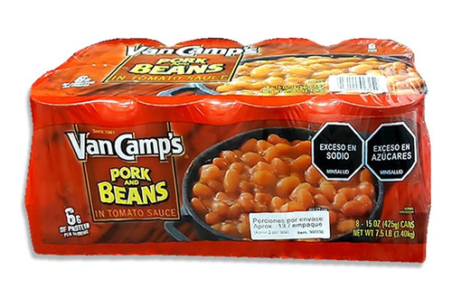 Frijoles Con Cerdo Van Camps - g a $19