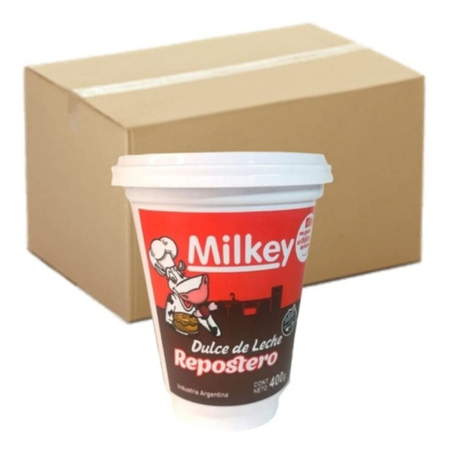 Dulce De Leche Milkey Repostero 12 X400g - Cotillón Waf