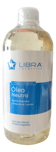 Aceite Para Masajes Oleo Neutro 500gr. - Libra Cosmetica X6 Fragancia Suave