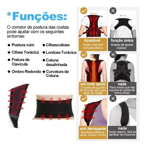 Corrector De Postura Cinturón De Corrección Jorobado Suave