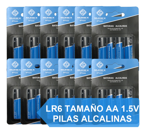 Batería/pila Aa, Alcalina,paquete 48 Piezas