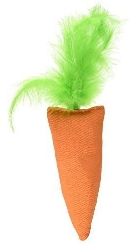 Nuestras Mascotas 100percent Catnip Zanahoria Carrot Cat Toy