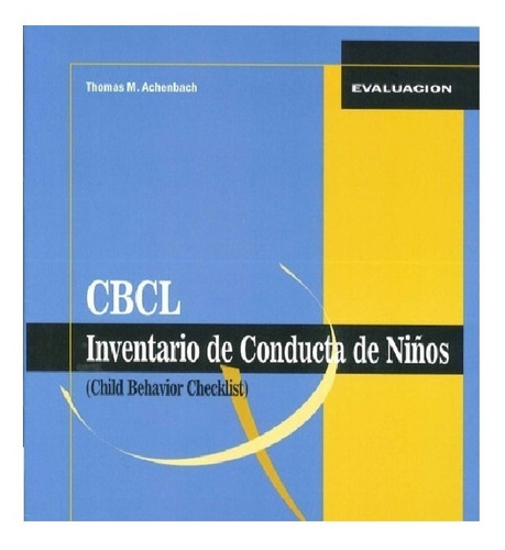 Test  Cbcl, Conducta Para Preescolar