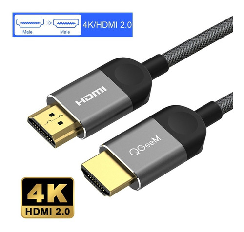 Cable Hdmi 4k - Longitud 2mt