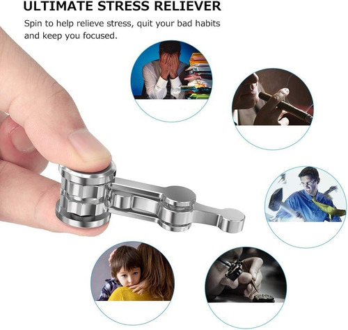 Versión Actualizada: Fidget Spinner, Metal Sensory Fidget...