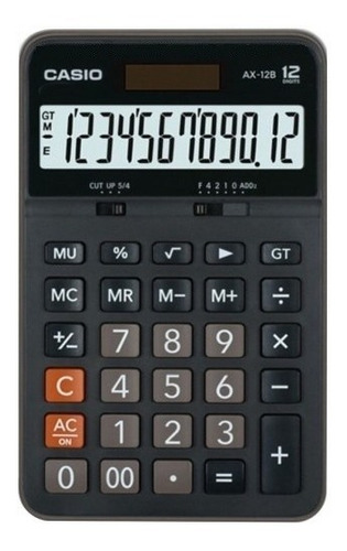 Calculadora Casio Ax-12b 12digitos De Escritorio Dual