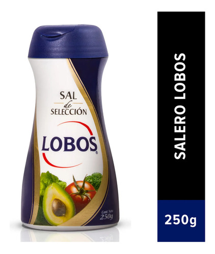 Sal De Mesa Refinada  Lobos 250gr(2 Unidad)super