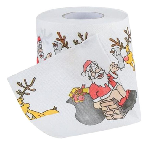 De Tejido De Papel Para Hogar Todos Días Santa Claus Elk