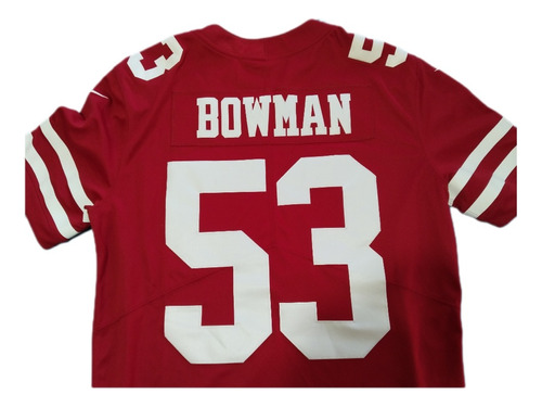 Camiseta San Francisco Nfl Bowman 49ers N 53 Talla M