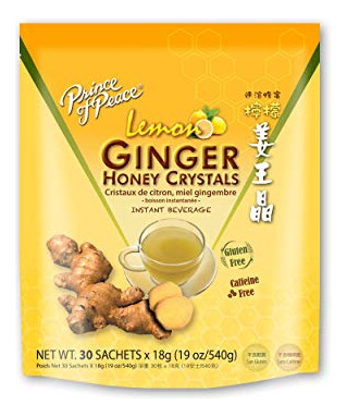 Bebida Prince Of Peace Instant Lemon Ginger Honey 30 Bolsita