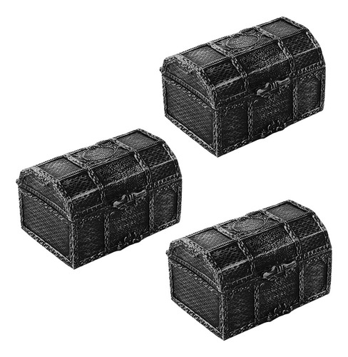 Caixa De Tesouro De Brinquedo Pirate Treasure Chest, 3 Unida