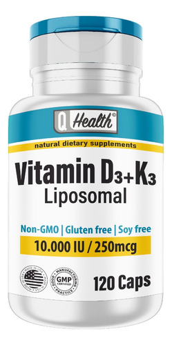 Vitamina D3 Liposomal 120 Caps - Unidad a $538