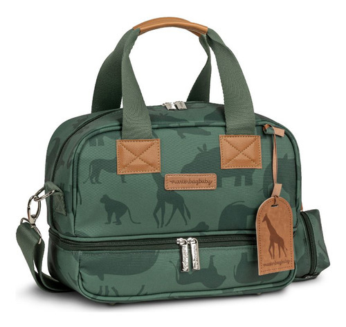 Bolsa Maternidade Térmica Vicky Safari Verde Masterbag Baby