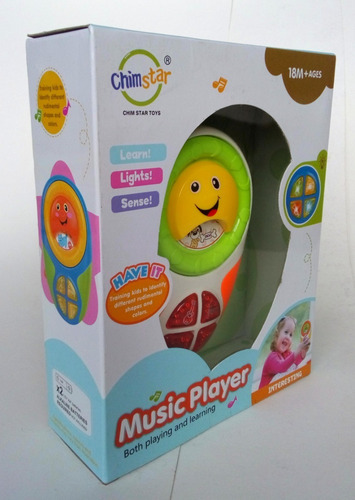 Imagen 3 de 4 de Juguete Interactivo Bebes Teléfono Sonidos Sonajero Luces