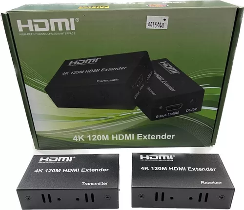 EXTENSOR HDMI 4K HASTA 100 METROS POR UTP. CAT.5E/CAT.6. ACTIVO