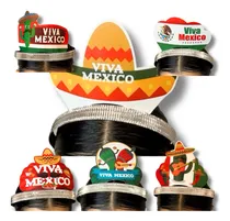 Comprar Paq 36 Pz Diadema Fiesta Mexicana Adorno Patria Viva Mexico