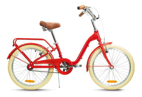 Bicicleta Urbana Infantil Turbo R20 Red Freno Contrapedal 1v Color Rojo Tamaño Del Cuadro S