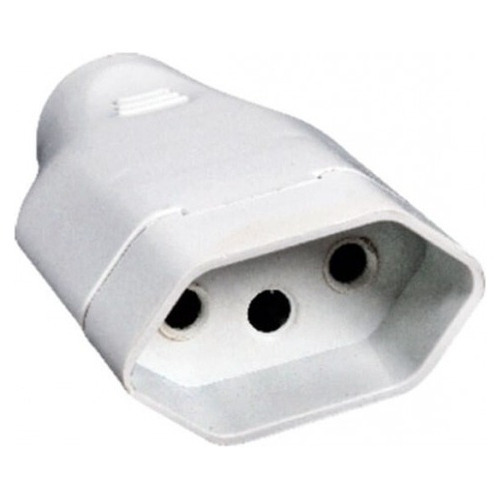 Plug Fêmea 2p+t 20a Cinza V39 - Voltim