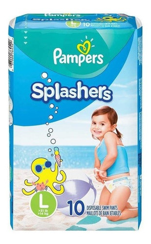 Pañales Pampers Splashers unisex P