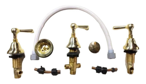 Griferia Para Bidet De Bronce Vintage