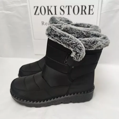 Botas De Nieve Con Forro De Ferry Impermeables Para El Frío