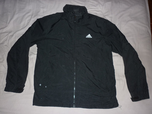 E Campera Rompeviento adidas Talle M Negra Art 95287